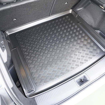 Kofferraumwannen Nissan Ariya Electric, karosserie suv, baujahr 2022 - bis heute, oberer kofferraumboden, varioboden im hoechsten ebene, inklusive modelle mit schienensystem | 194192BSC