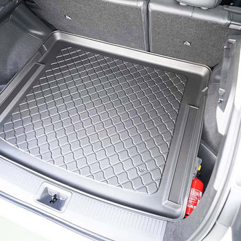 Kofferraumwannen Nissan Ariya Electric, karosserie suv, baujahr 2022 - bis heute, oberer kofferraumboden, varioboden im hoechsten ebene, inklusive modelle mit schienensystem | 194192GRD