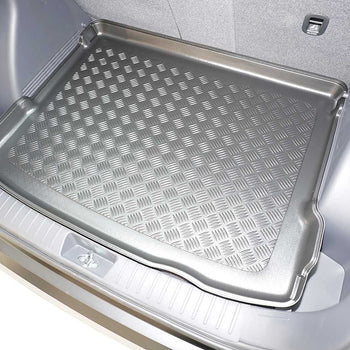 Kofferraumwannen Hyundai Kona II electric, karosserie suv, baujahr 04.2023 - bis heute, oberer kofferraumboden, varioboden im hoechsten ebene, mit/ohne subwoofer | 194223BSC