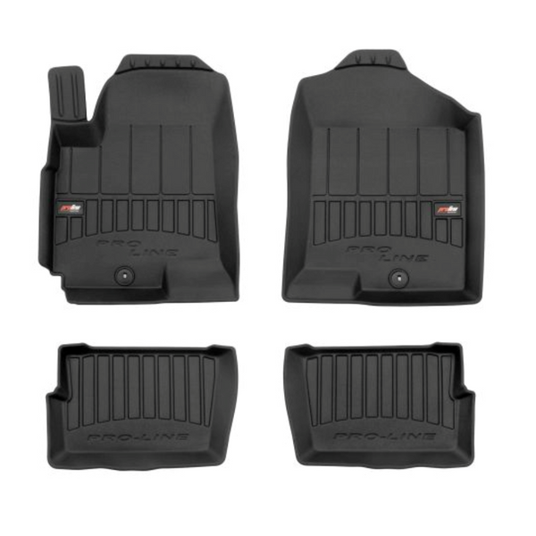 Gummimatten mit hohem Rand Kia Soul I, baujahr 01.2009 - 02.2014, karosserie schrägheck #1