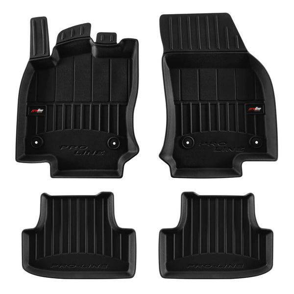 Gummimatten mit hohem Rand Volkswagen T-Roc, baujahr 12.2017 - bis heute, karosserie suv | 3D412088