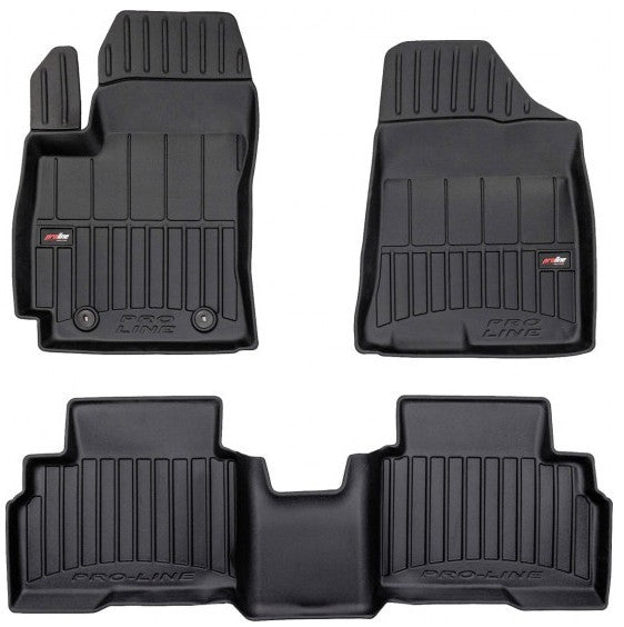 Gummimatten mit hohem Rand Hyundai Kona II Hybrid, baujahr 04.2023 - bis heute, karosserie suv | 3D412590