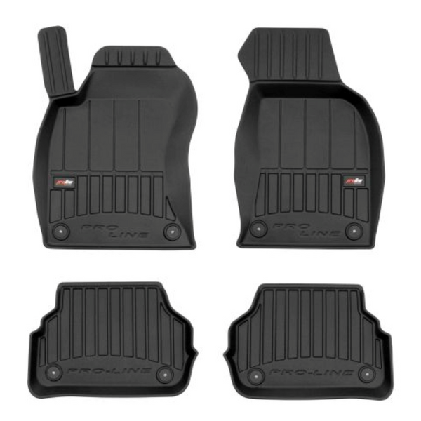 Gummimatten mit hohem Rand Audi A6 C5, baujahr 10.1997 - 03.2004, karosserie limousine | 3D425415