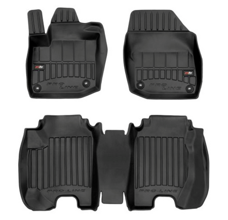 Gummimatten mit hohem Rand Honda Civic IX, baujahr 03.2012 - 02.2017, karosserie schrägheck #1