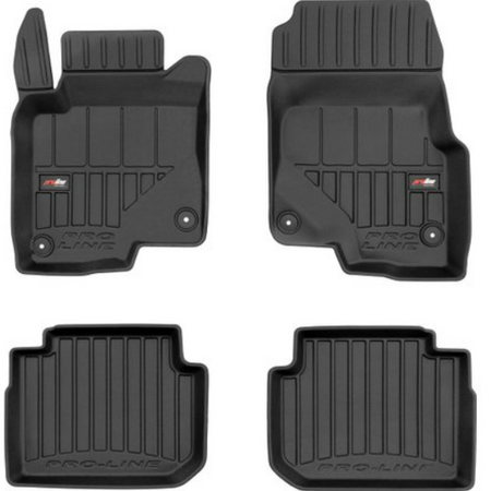 Gummimatten mit hohem Rand Smart ForFour I, baujahr 2004 - 2006, karosserie schrägheck | 3D426344