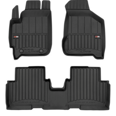 Gummimatten mit hohem Rand Kia Carens II, baujahr 1999 - 10.2006, karosserie van #1