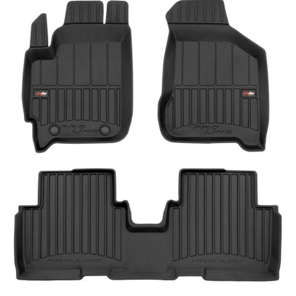 Gummimatten mit hohem Rand Kia Carens II, baujahr 1999 - 10.2006, karosserie van #1