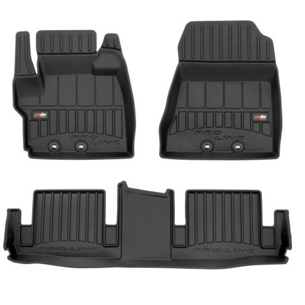 Gummimatten mit hohem Rand Toyota IQ , baujahr 2008 - 2016, karosserie schrägheck #1