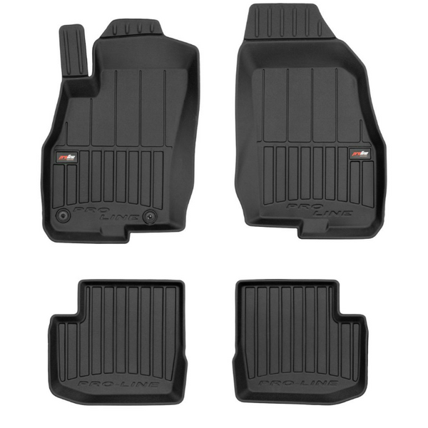 Gummimatten mit hohem Rand Fiat Punto Evo, baujahr 2009 - 2012, karosserie schrägheck, 3 Türen #2