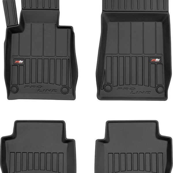 Gummimatten mit hohem Rand BMW 3er Reihe E46, baujahr 1998 - 02.2005, karosserie limousine ohne x-drive | 3D426566