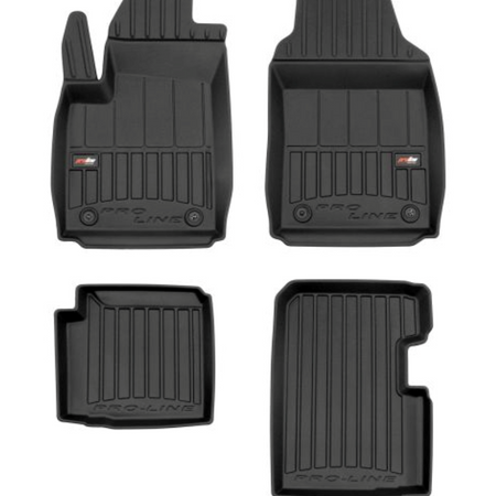 Gummimatten mit hohem Rand Fiat 500 Hybrid, baujahr 02.2020 - bis heute, karosserie schrägheck #1