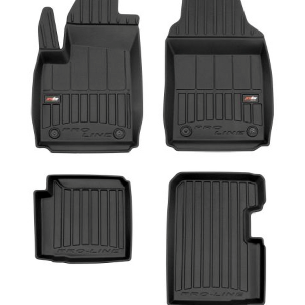Gummimatten mit hohem Rand Fiat 500 Hybrid, baujahr 02.2020 - bis heute, karosserie schrägheck | 3D426696