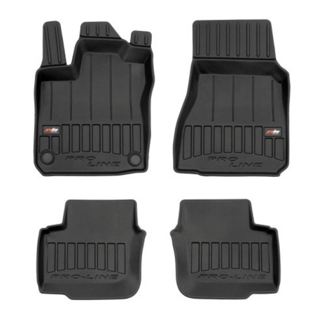 Gummimatten mit hohem Rand Smart ForFour II, baujahr 2014 - bis heute, karosserie schrägheck #1