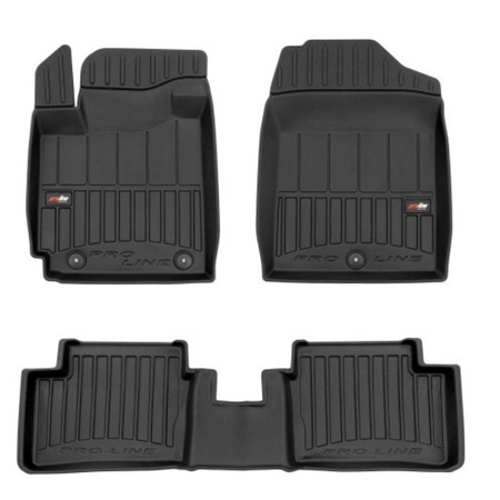 Gummimatten mit hohem Rand Kia Picanto II, baujahr 04.2011 - 03.2017, karosserie schrägheck #1