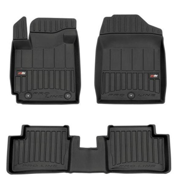 Gummimatten mit hohem Rand Kia Picanto II, baujahr 04.2011 - 03.2017, karosserie schrägheck #1