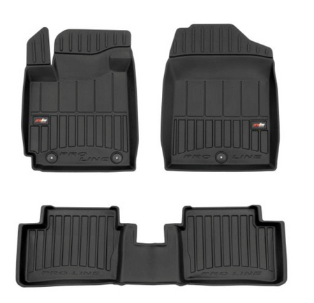 Gummimatten mit hohem Rand Kia Picanto III, baujahr 04.2017 - bis heute, karosserie schrägheck #2