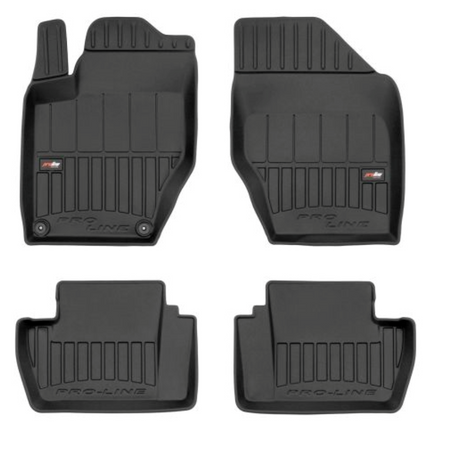 Gummimatten mit hohem Rand Citroen DS 4, baujahr 03.2011 - 06.2018, karosserie schrägheck #1