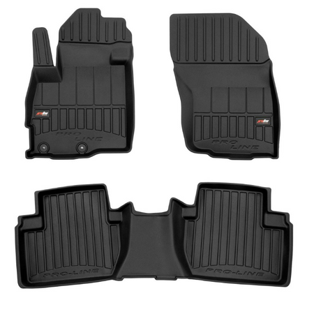 Gummimatten mit hohem Rand Mitsubishi Outlander II, baujahr 03.2007 - 08.2012, karosserie suv #1