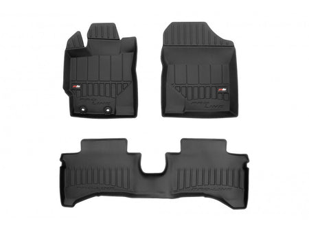 Gummimatten mit hohem Rand Toyota Yaris III Hybrid, baujahr 09.2011 - 08.2020, karosserie schrägheck | 3D428867