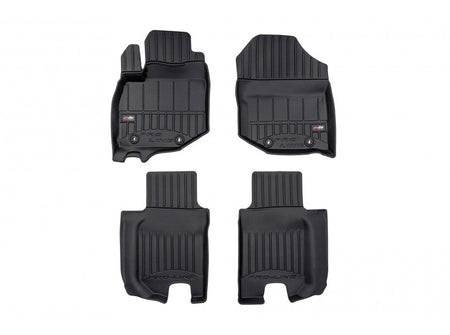 Gummimatten mit hohem Rand Honda Jazz II, baujahr 11.2008 - 08.2015, karosserie schrägheck | 3D430433