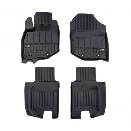 Gummimatten mit hohem Rand Honda Jazz II, baujahr 11.2008 - 08.2015, karosserie schrägheck | 3D430433