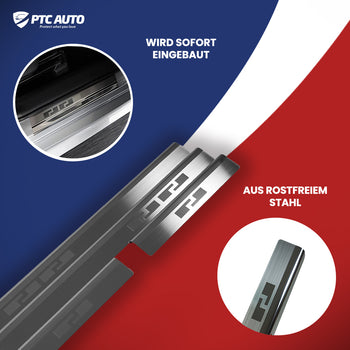 Einstiegsleisten Edelstahl Volkswagen Golf 6 Plus, baujahr 04.2009 - 2012, karosserie schrägheck | 08-0953