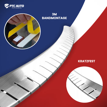 Ladekantenschutz Edelstahl Volkswagen Golf 5, baujahr 10.2003 - 2008, karosserie schrägheck | 25-3609