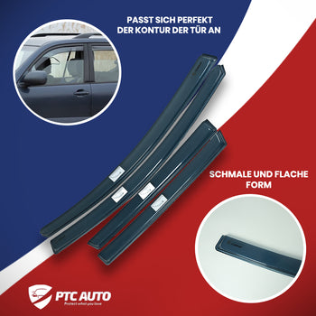 Windabweiser () Kia Sportage III, baujahr 08.2010 - 12.2015, karosserie suv, 2 Stück | PVF3616