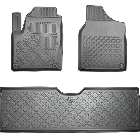 Gummimatten mit hohem Rand Seat Alhambra I, baujahr 1995 - 08.2010, karosserie van 5-7 sitzplätzen, ohne 3. sitzreihe | 602169
