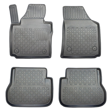 Gummimatten mit hohem Rand Volkswagen Caddy, baujahr 2004 - 10.2020, karosserie van 5 sitzplätze | 602638