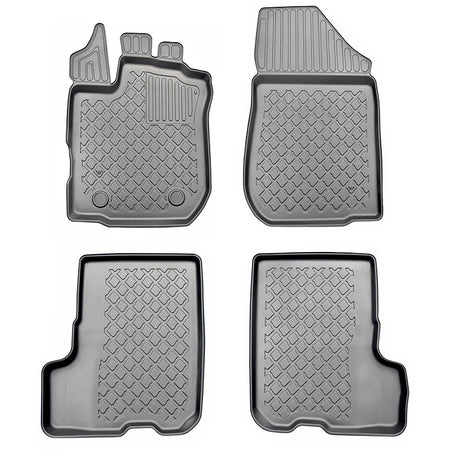 Gummimatten mit hohem Rand Dacia Sandero II, baujahr 12.2012 - 12.2020, karosserie schrägheck #2