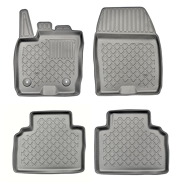 Gummimatten mit hohem Rand Ford Tourneo Courier, baujahr 06.2014 - bis heute, karosserie van 5 sitzplätze, inklusive facelift | 603126