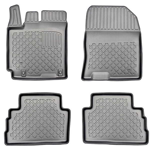 Gummimatten mit hohem Rand Hyundai Kona, baujahr 11.2017 - 03.2023, karosserie suv entspricht nicht dem elektrisch und hybrid modell | 603315