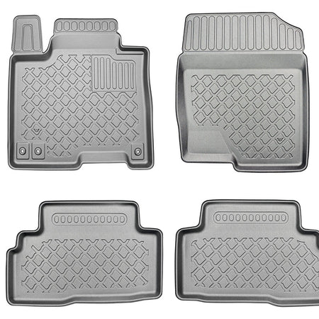 Gummimatten mit hohem Rand Hyundai Tucson Hybrid, baujahr 12.2020 - bis heute, karosserie suv entspricht nicht 48-hybrid, mild-hybrid und plug-in-hybrid | 603327