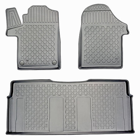 Gummimatten mit hohem Rand Mercedes Vito e W447, baujahr 11.2020 - bis heute, karosserie van ohne 3. reihe | 603352