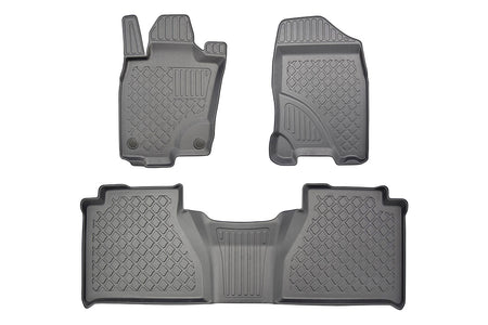 Gummimatten mit hohem Rand Mercedes X-Klasse Clasa X, baujahr 01.2016 - bis heute, karosserie pickup ohne den am rechten beifahrer befestigten feuerlöscher | 603361