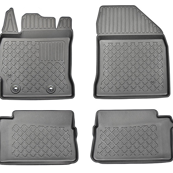 Gummimatten mit hohem Rand Toyota Auris II Hybrid, baujahr 07.2013 - 12.2018, karosserie schrägheck #3