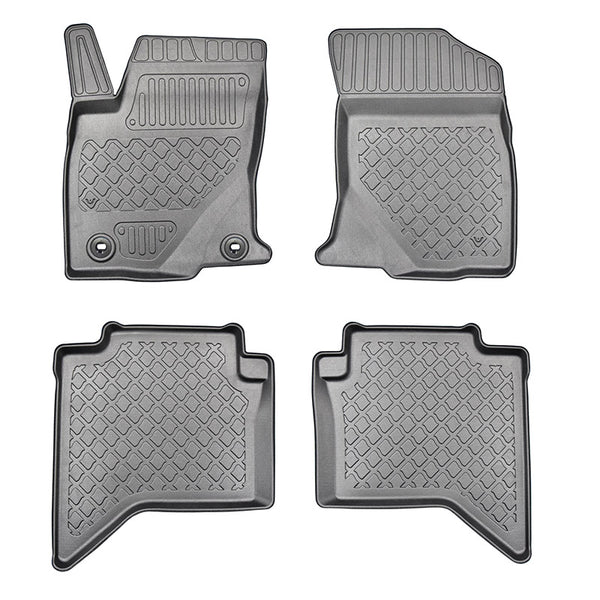 Gummimatten mit hohem Rand Toyota Hilux, baujahr 09.2016 - bis heute, karosserie pickup doppelkabine, inklusive facelift | 603380