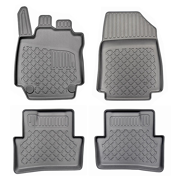 Gummimatten mit hohem Rand Renault Captur I, baujahr 04.2013 - 12.2019, karosserie suv #1