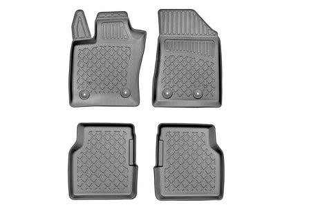 Gummimatten mit hohem Rand Jeep Compass II, baujahr 08.2017 - bis heute, karosserie suv entspricht nicht dem phev | 603830