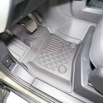 Gummimatten mit hohem Rand Land Rover Defender 130, baujahr 01.2020 - bis heute, karosserie suv 7 sitzplätzen, ohne 3. sitzreihe | 604166