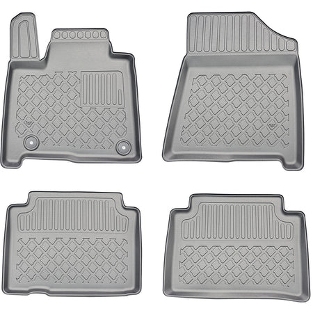 Gummimatten mit hohem Rand Hyundai Santa Fe V (MX5) HEV, baujahr 07.2024 - bis heute, karosserie suv 5-7 sitzplätzen, ohne 3. sitzreihe | 604227