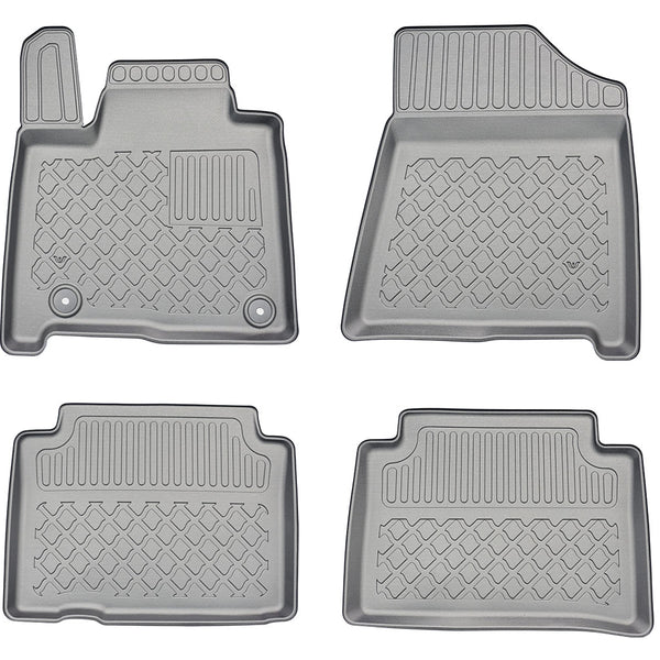 Gummimatten mit hohem Rand Hyundai Santa Fe V (MX5) HEV, baujahr 07.2024 - bis heute, karosserie suv 5-7 sitzplätzen, ohne 3. sitzreihe | 604227