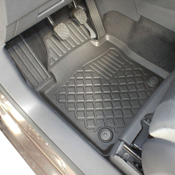 Gummimatten mit hohem Rand Volkswagen Touran I, baujahr 03.2003 - 08.2015, karosserie van 5-7 sitzplätzen, ohne 3. sitzreihe | 602551