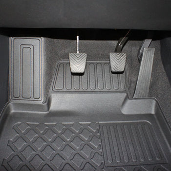 Gummimatten mit hohem Rand Kia Carens III, baujahr 04.2013 - 08.2019, karosserie van 5-7 sitzplätzen, ohne 3. sitzreihe | 603187