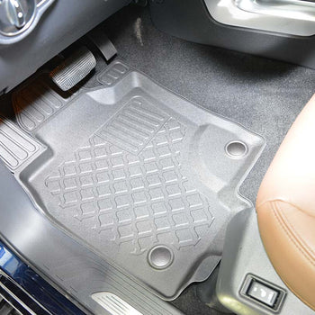 Gummimatten mit hohem Rand Mercedes X-Klasse Clasa X, baujahr 01.2016 - bis heute, karosserie pickup ohne den am rechten beifahrer befestigten feuerlöscher | 603361