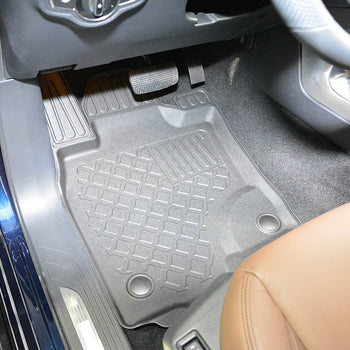 Gummimatten mit hohem Rand Mercedes X-Klasse Clasa X, baujahr 01.2016 - bis heute, karosserie pickup ohne den am rechten beifahrer befestigten feuerlöscher | 603361