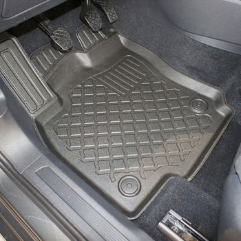 Gummimatten mit hohem Rand Volkswagen Touran II, baujahr 09.2015 - bis heute, karosserie van 5-7 sitzplätzen, ohne 3. sitzreihe | 603415