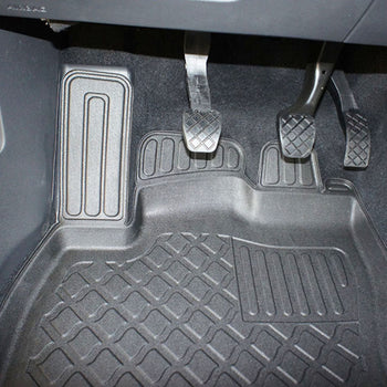 Gummimatten mit hohem Rand Volkswagen Touran II, baujahr 09.2015 - bis heute, karosserie van 5-7 sitzplätzen, ohne 3. sitzreihe | 603415