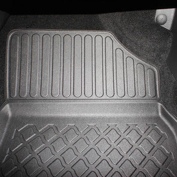 Gummimatten mit hohem Rand Peugeot Partner II, baujahr 2008 - 08.2018, karosserie van 5-7 sitzplätzen, ohne 3. sitzreihe | 602920